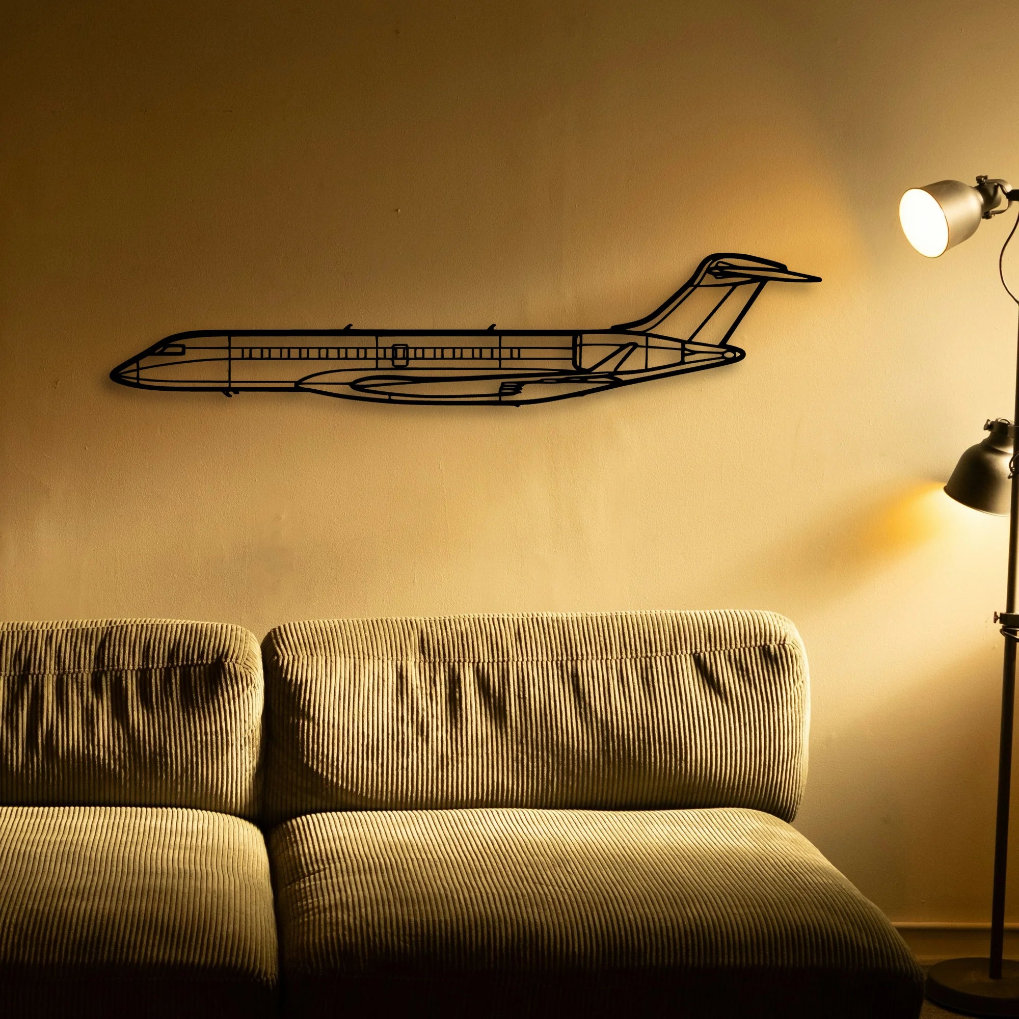 PA32R 301 Classic Aircraft Silhouette Metal Wall Art - Tinvibe