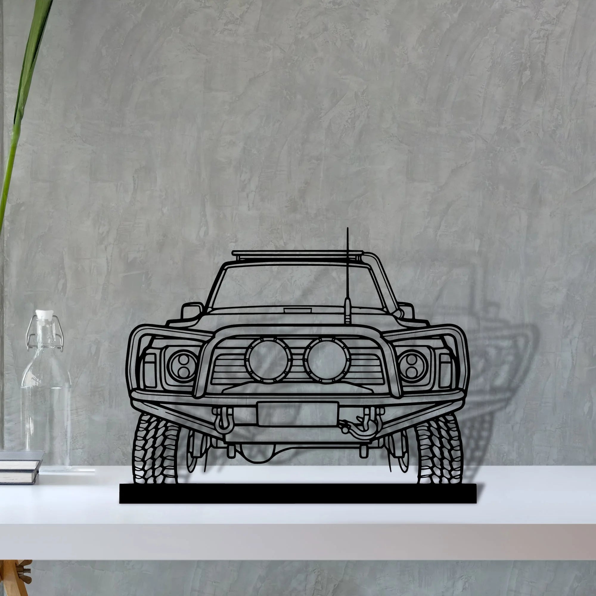 patrol-1990 Silhouette Metal Art Stand - Tinvibe
