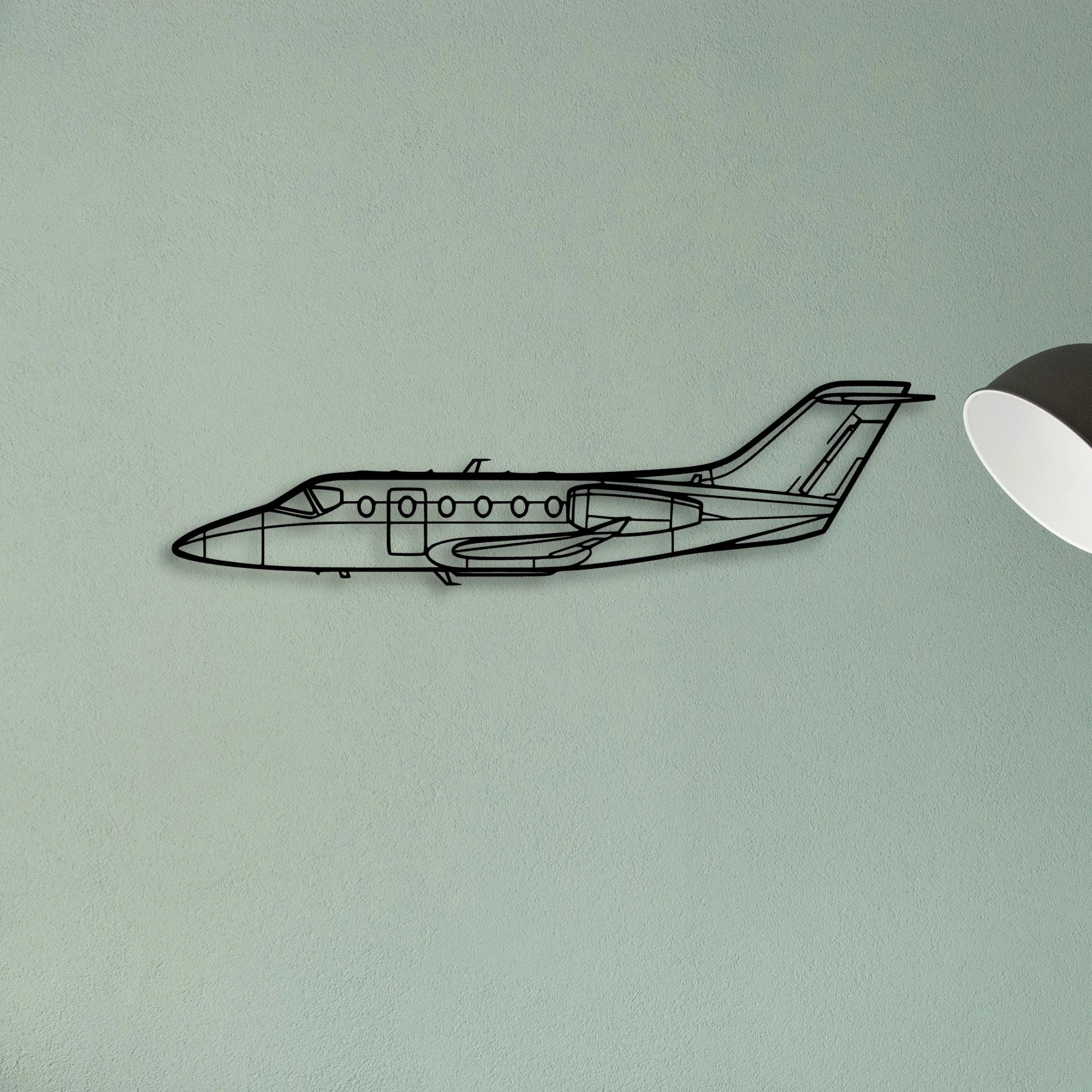 Phenom 300 Classic Aircraft Silhouette Metal Wall Art - Tinvibe