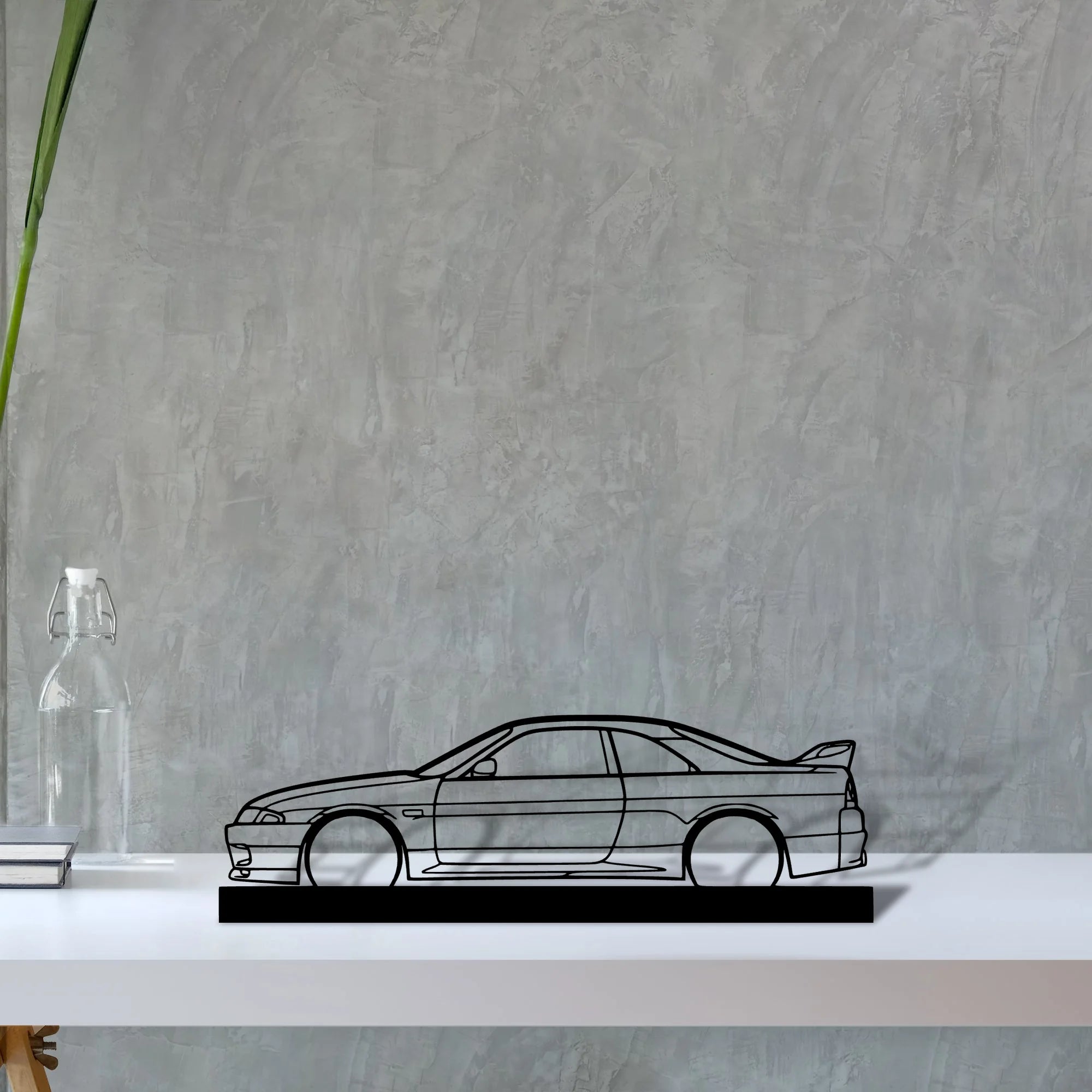 r33-gtr-1995 Silhouette Metal Art Stand - Tinvibe