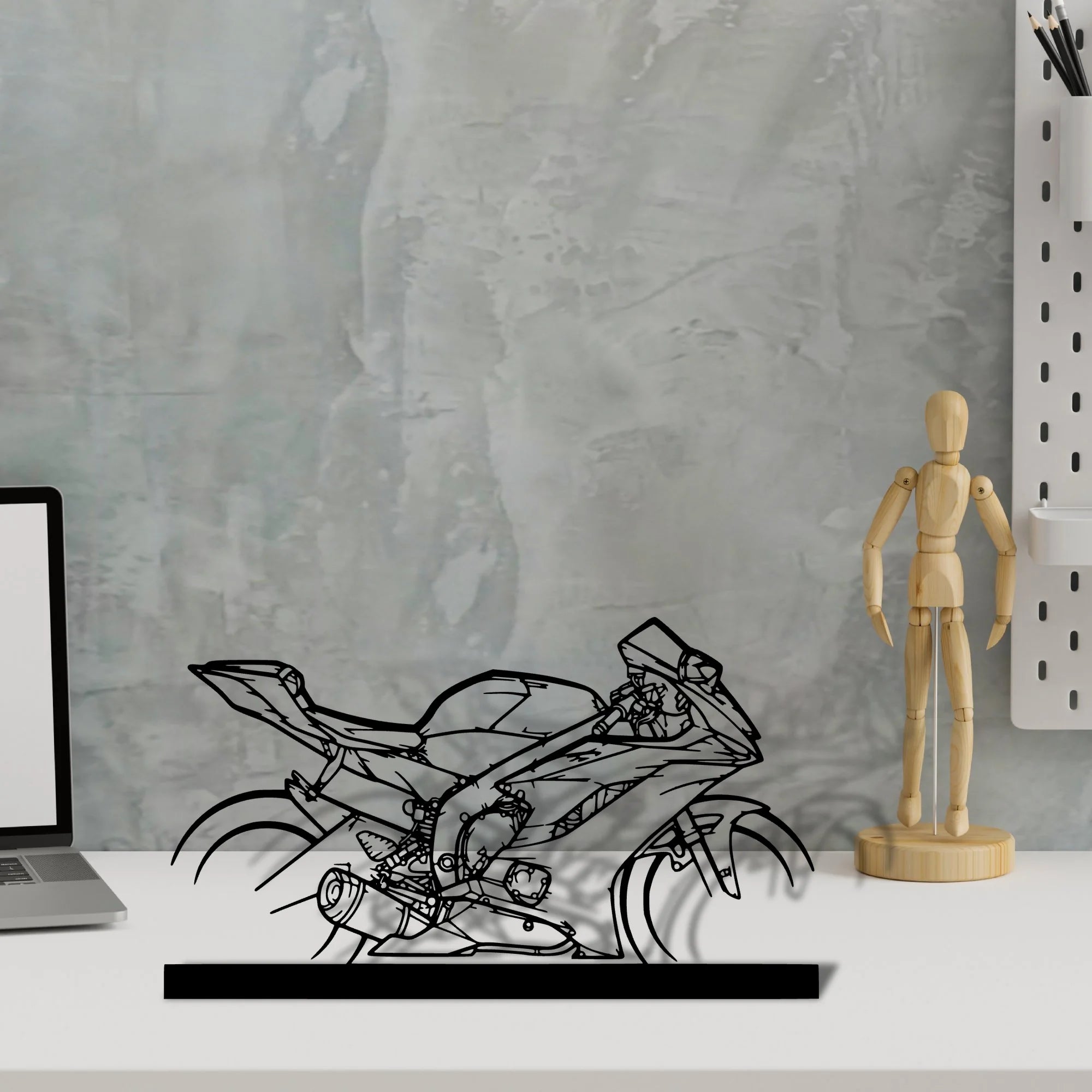 r6-2018 Silhouette Metal Art Stand - Tinvibe