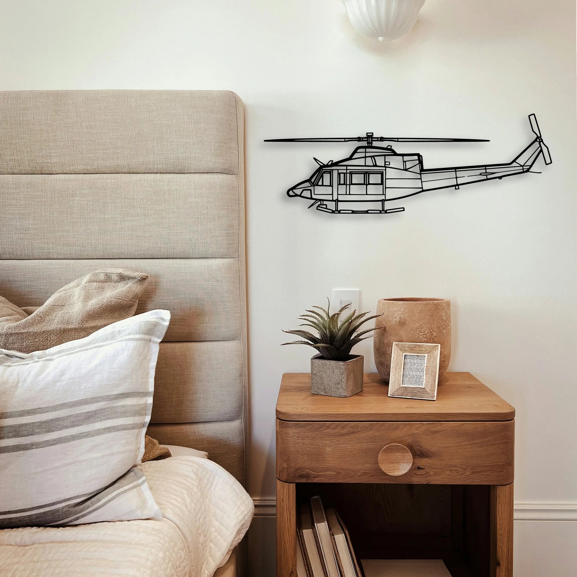 Rafale Classic Aircraft Silhouette Metal Wall Art - Tinvibe