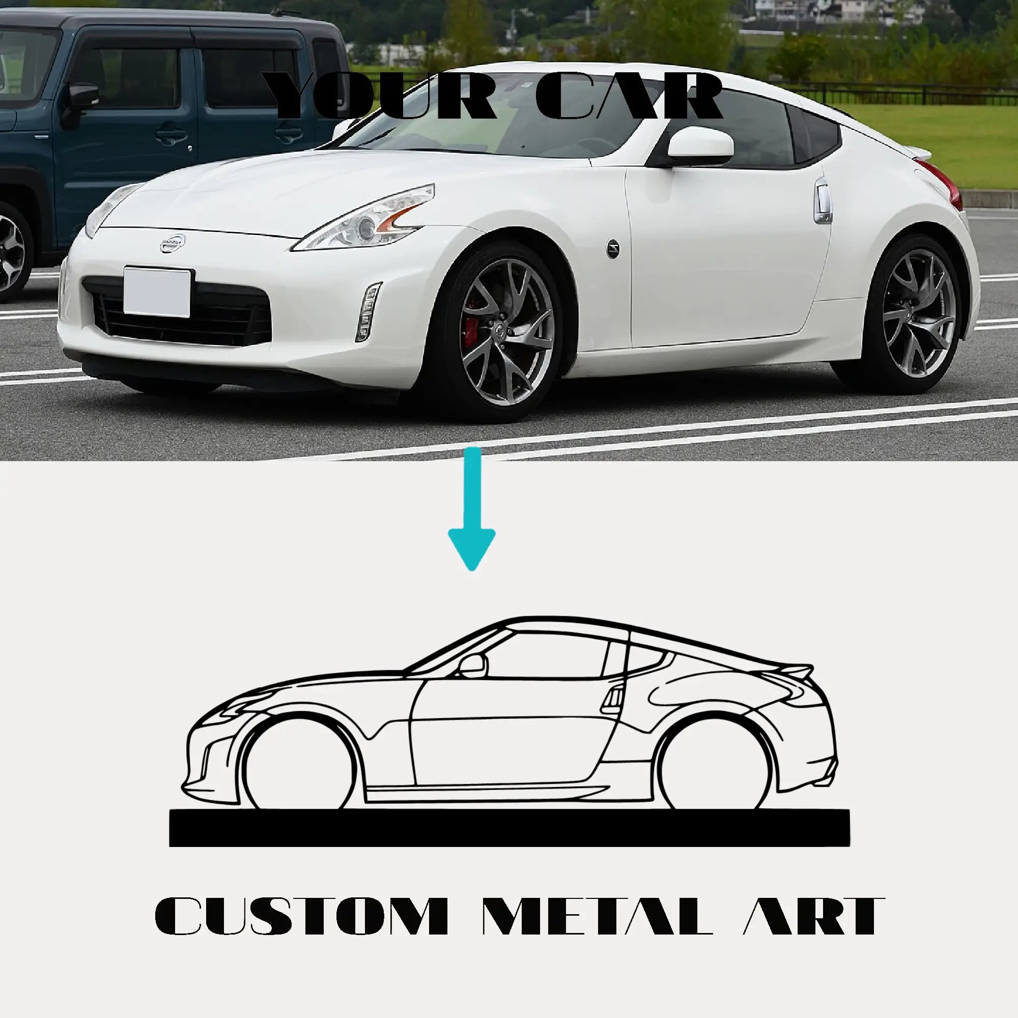 Your Custom Standing Silhouette Metal Art Service - Tinvibe