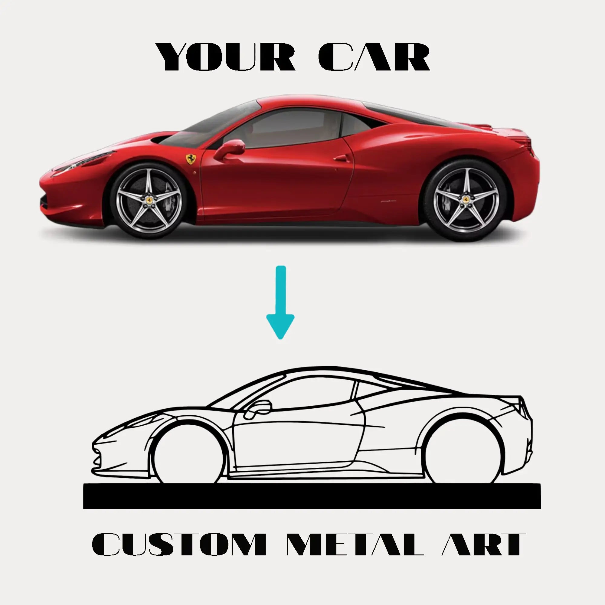 Your Custom Standing Silhouette Metal Art Service - Tinvibe