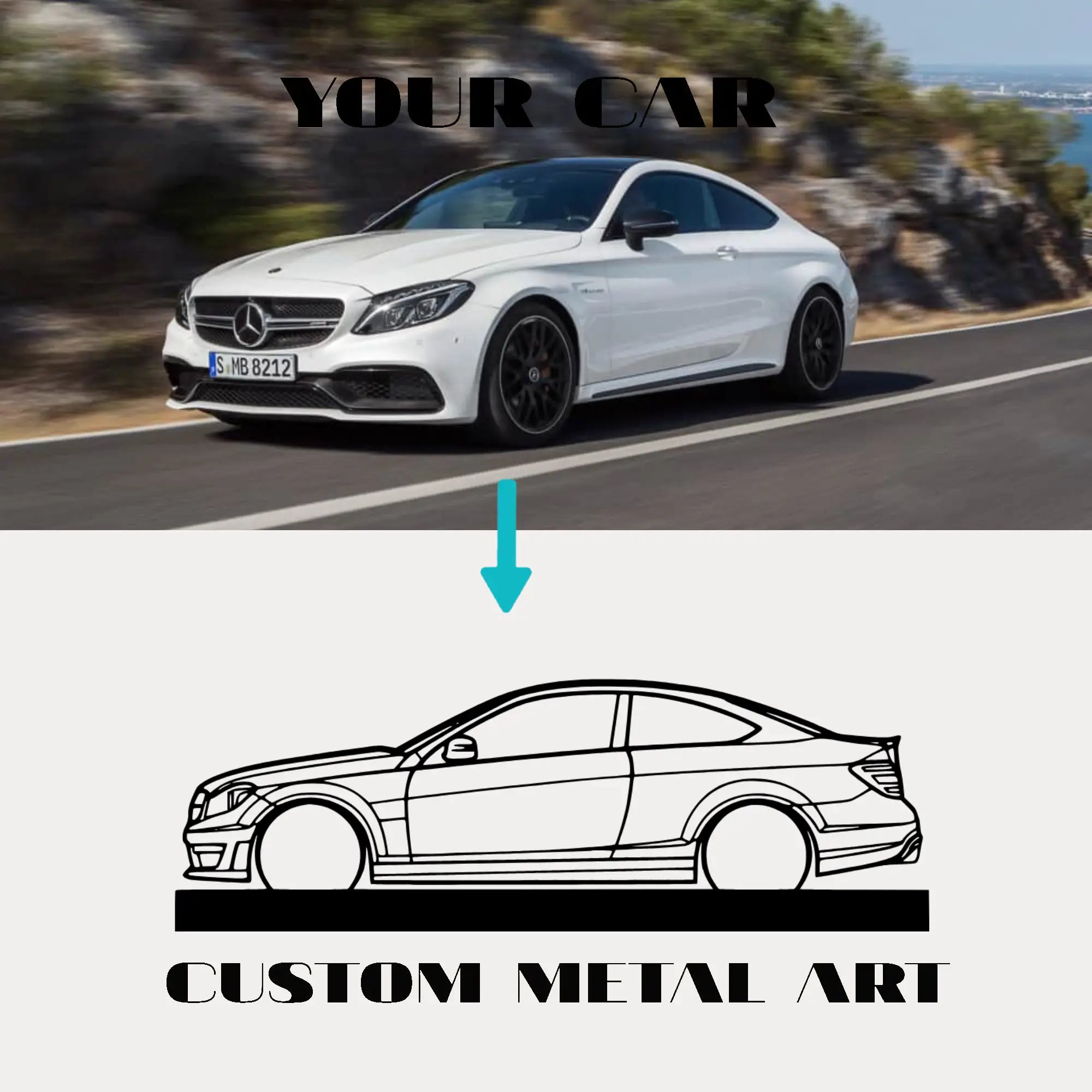 Your Custom Standing Silhouette Metal Art Service - Tinvibe