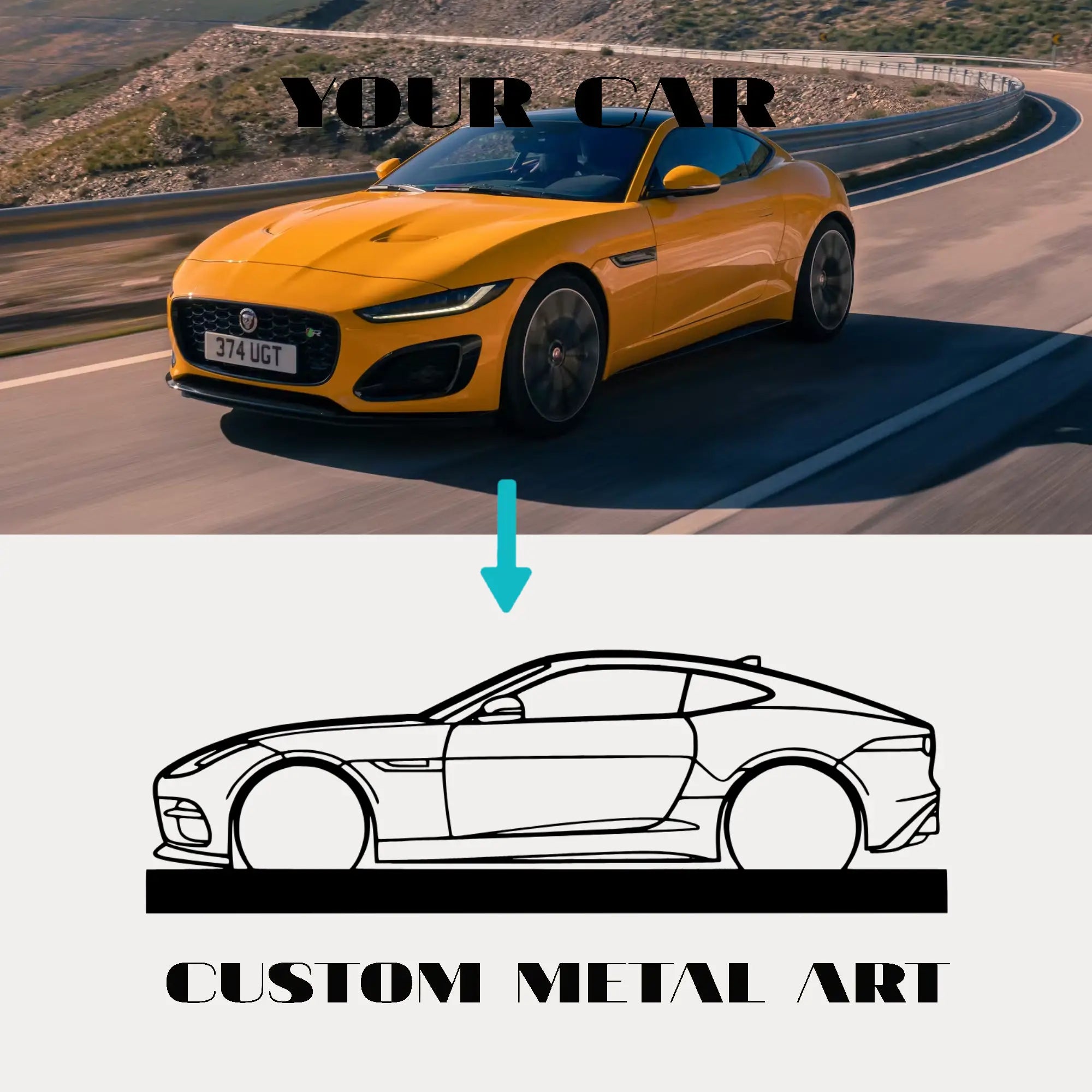 Your Custom Standing Silhouette Metal Art Service - Tinvibe