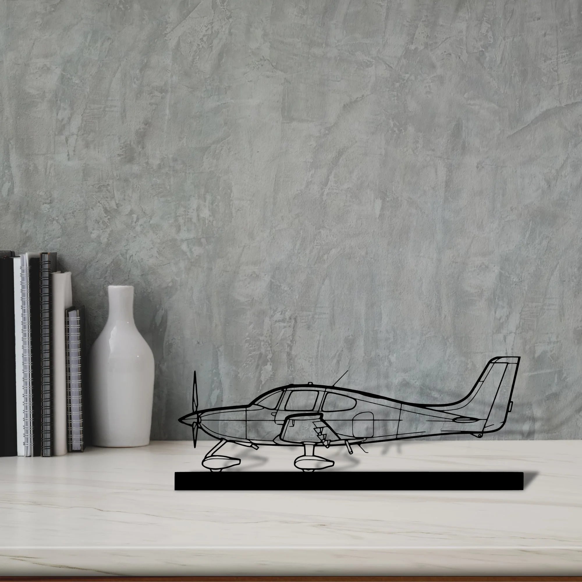 sr22 Silhouette Metal Art Stand - Tinvibe