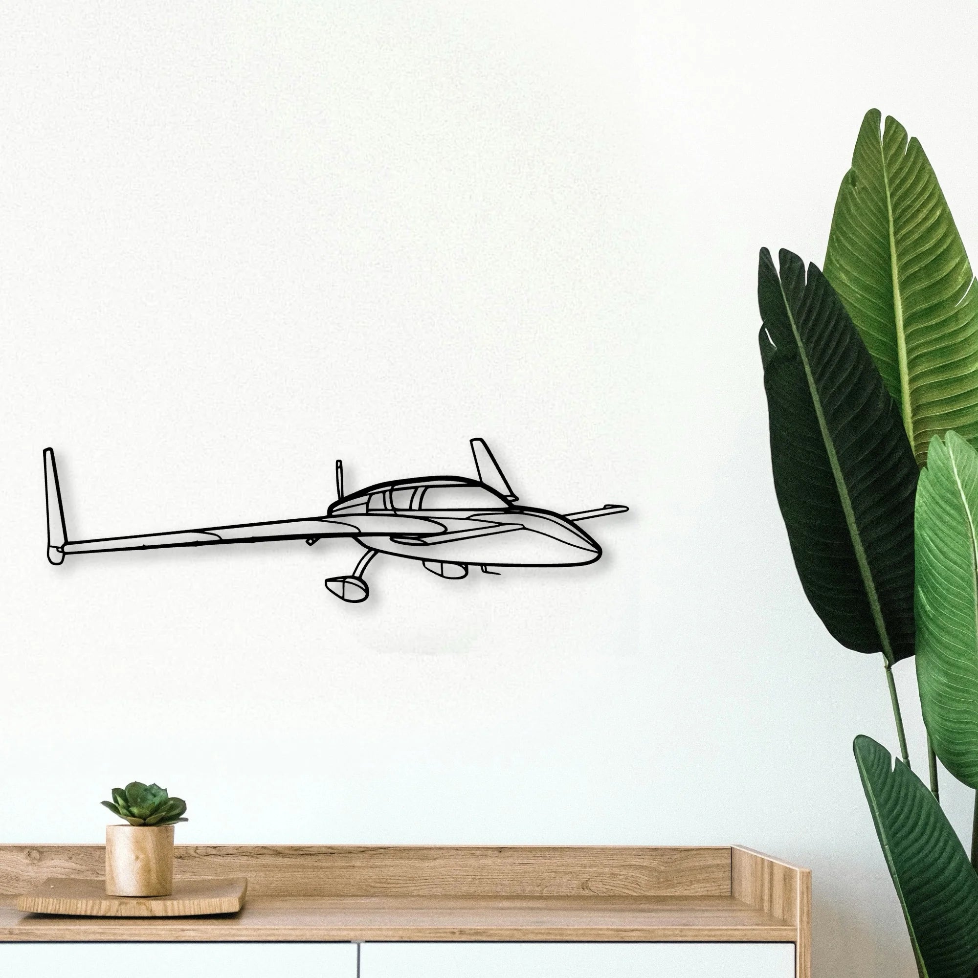 Stol Ch 701 Classic Aircraft Silhouette Metal Wall Art - Tinvibe