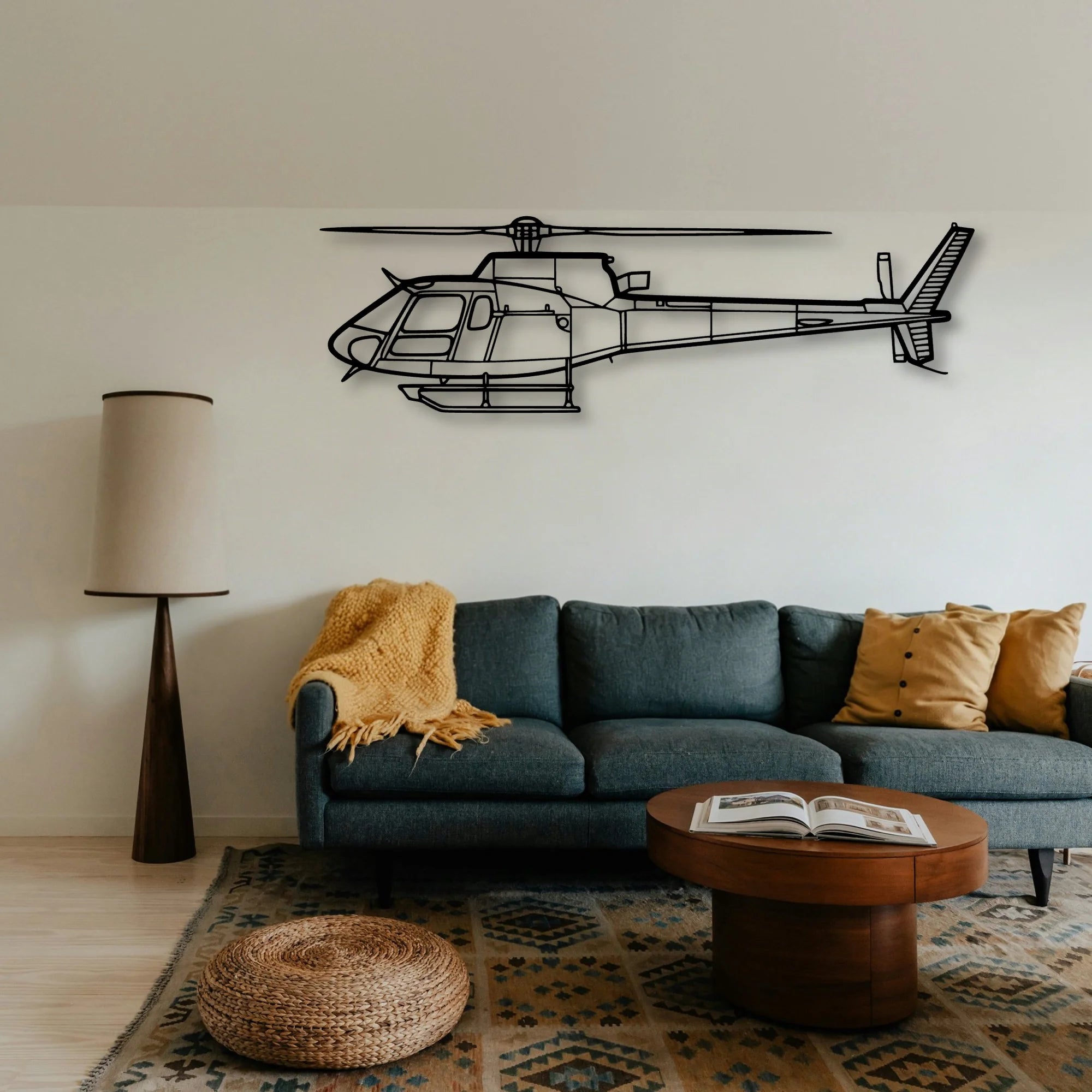 T 6G Texan 2 Classic Aircraft Silhouette Metal Wall Art - Tinvibe