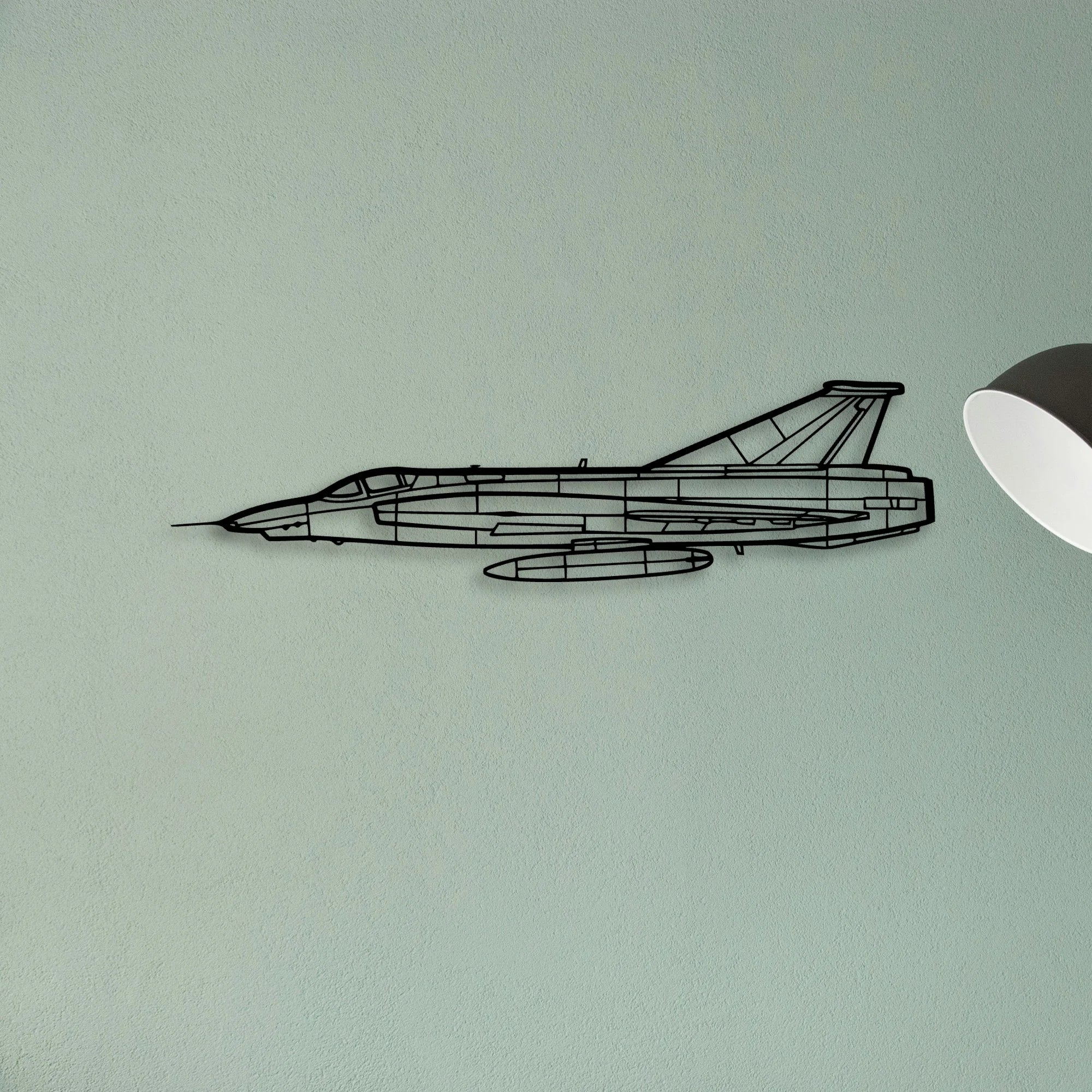 T 7 Red Hawk Classic Aircraft Silhouette Metal Wall Art - Tinvibe