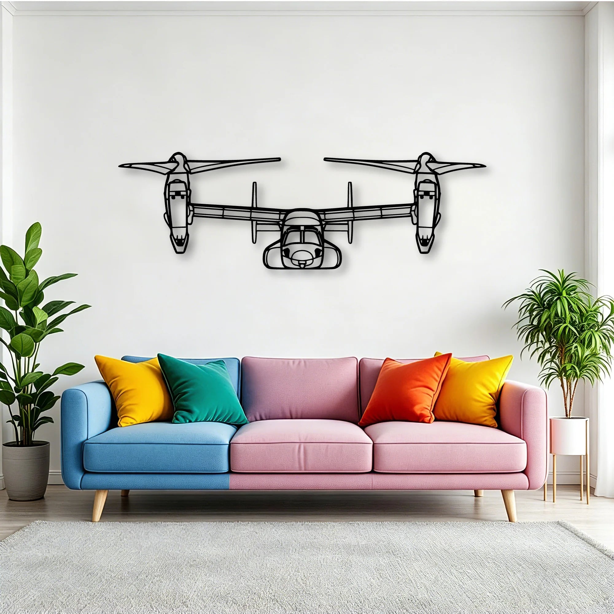 Tbm 3N Avenger Classic Aircraft Silhouette Metal Wall Art - Tinvibe