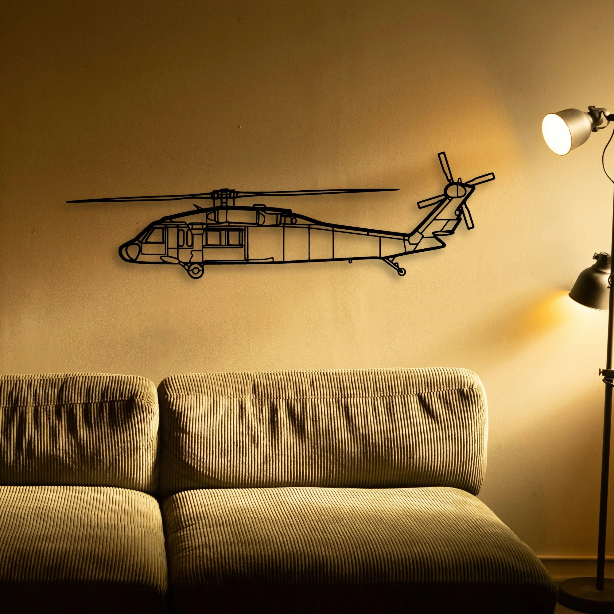 Tbm 3N Classic Aircraft Silhouette Metal Wall Art - Tinvibe