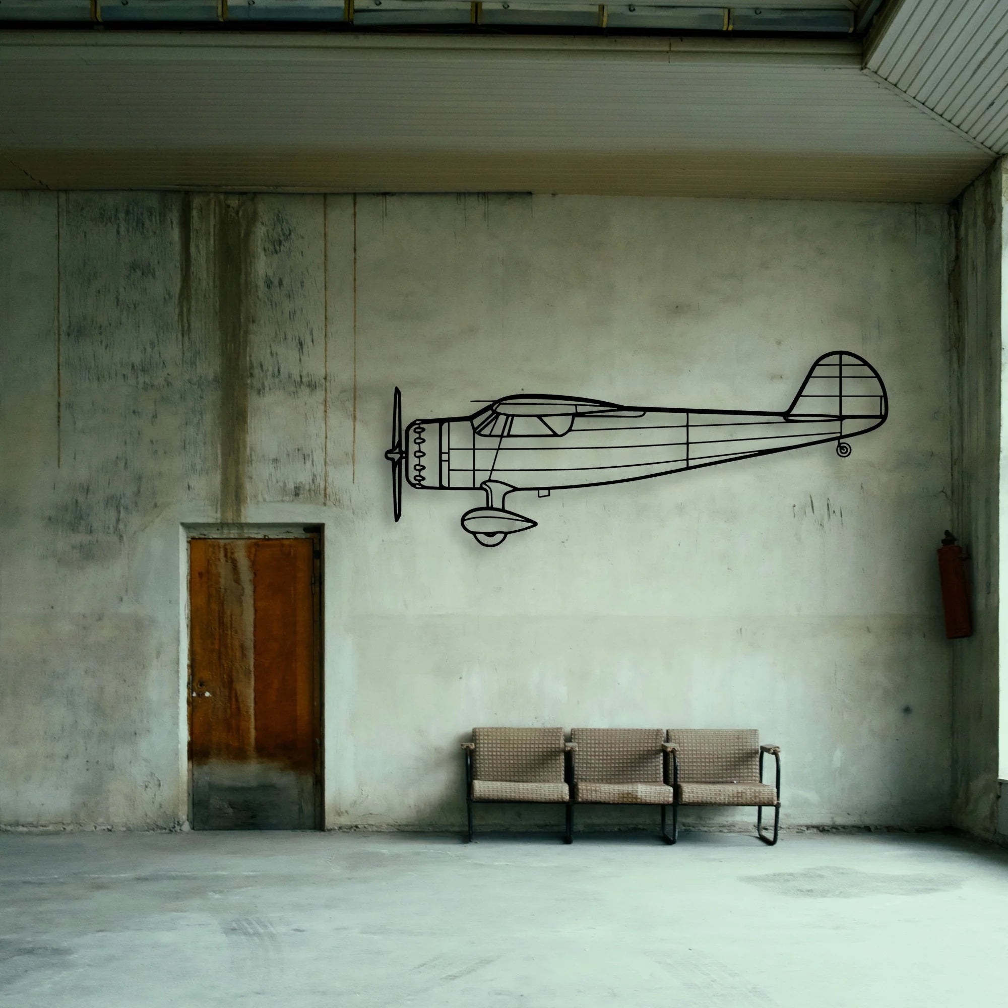 Tornado 10 Classic Aircraft Silhouette Metal Wall Art - Tinvibe