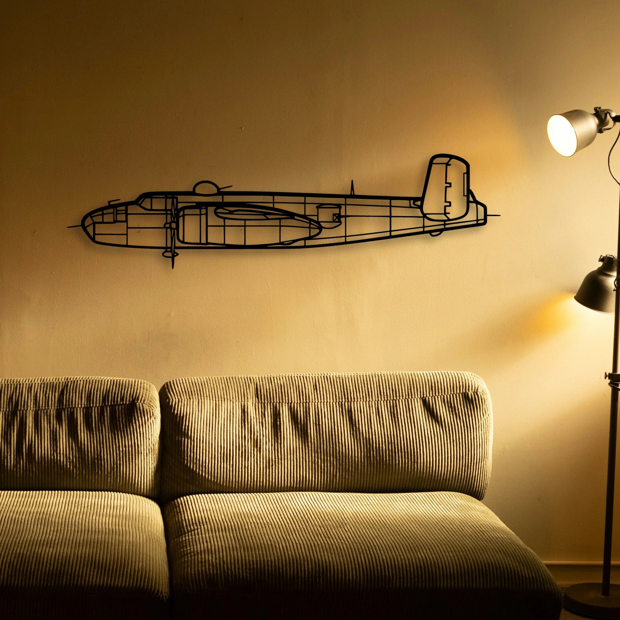 Tornado 4 Classic Aircraft Silhouette Metal Wall Art - Tinvibe