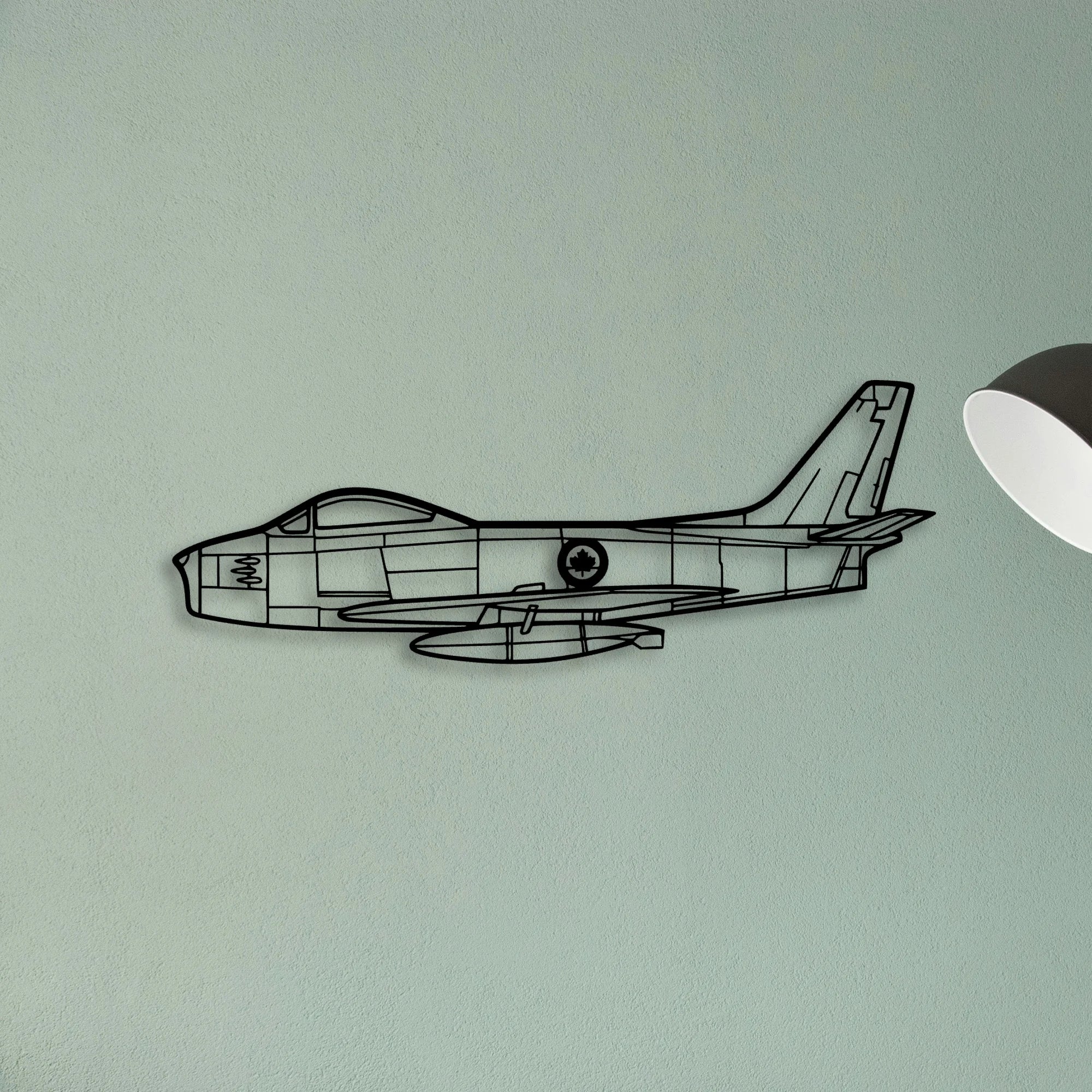 Viking 17 31A Classic Aircraft Silhouette Metal Wall Art - Tinvibe