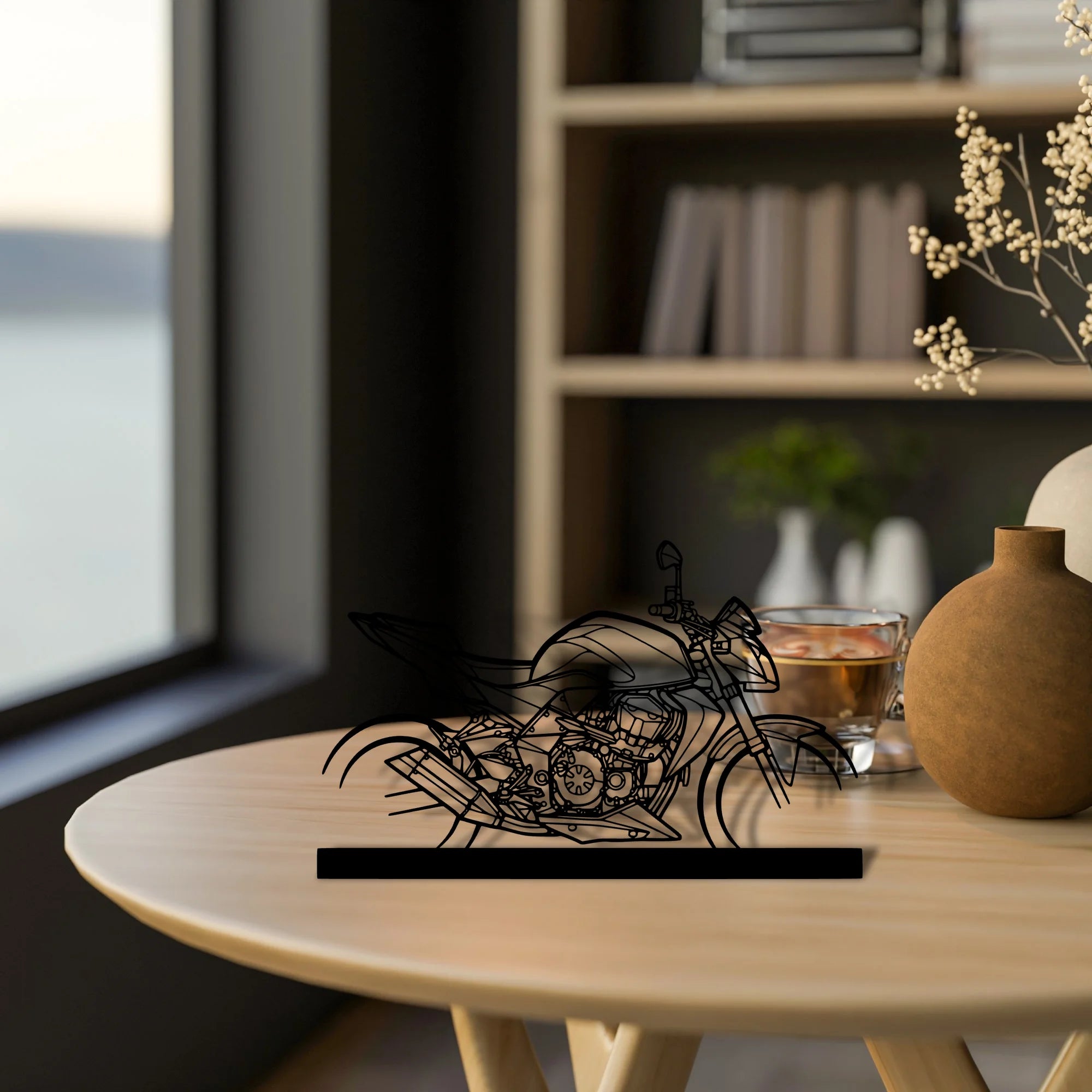 z750-2008 Silhouette Metal Art Stand - Tinvibe