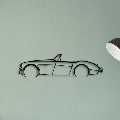 106 1957 Classic Silhouette Metal Wall Art - Tinvibe