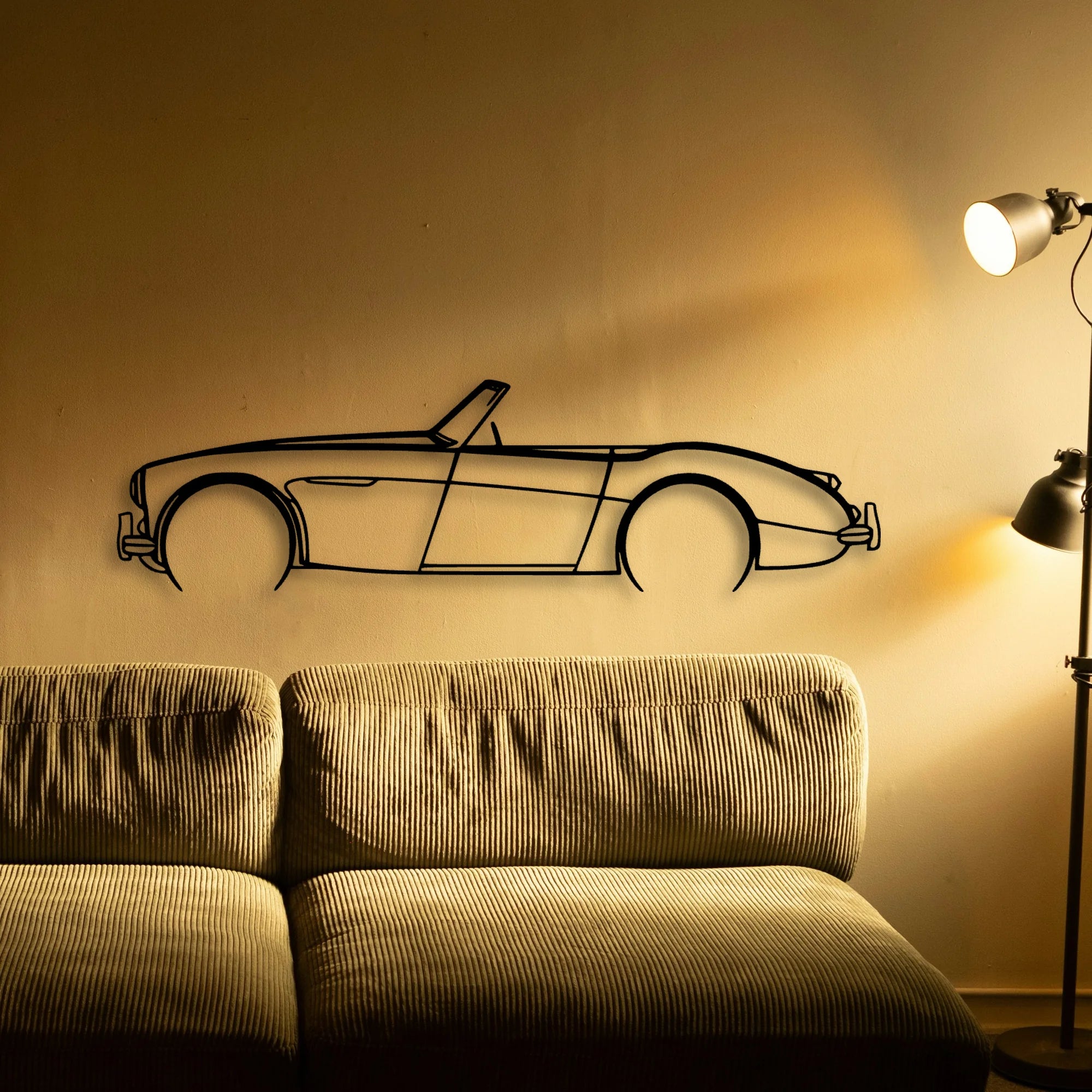 106 1957 Classic Silhouette Metal Wall Art - Tinvibe