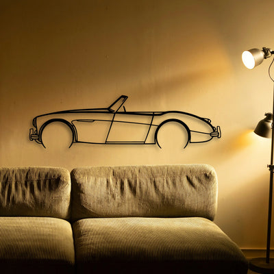 106 1957 Classic Silhouette Metal Wall Art - Tinvibe