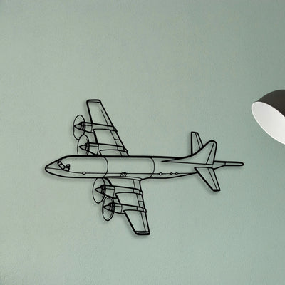 108 2 3 Classic Aircraft Silhouette Metal Wall Art - Tinvibe