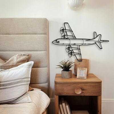 108 2 3 Classic Aircraft Silhouette Metal Wall Art - Tinvibe