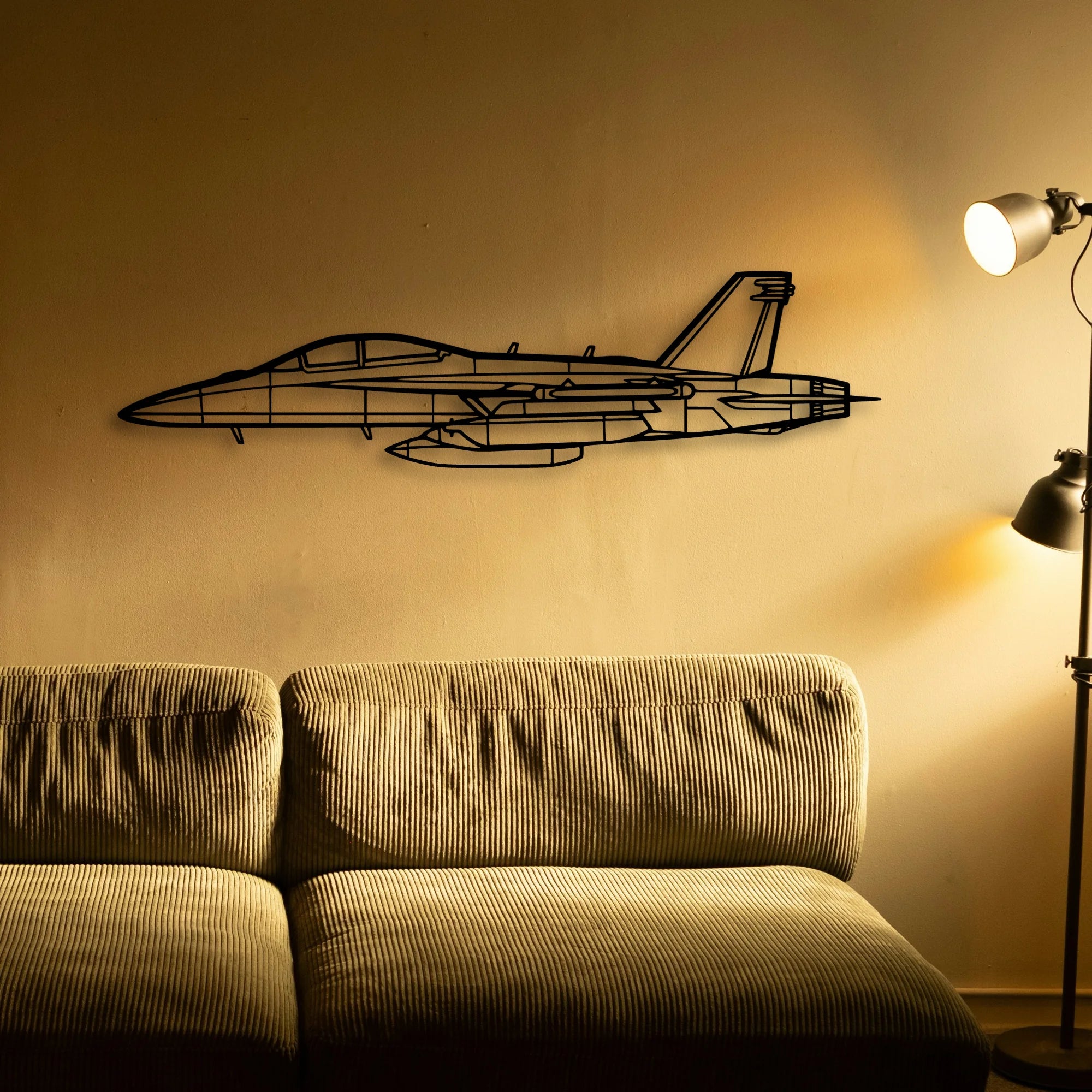 108 2 5 Classic Aircraft Silhouette Metal Wall Art - Tinvibe