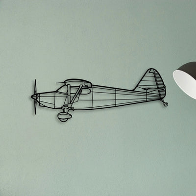 108 2 Classic Aircraft Silhouette Metal Wall Art - Tinvibe