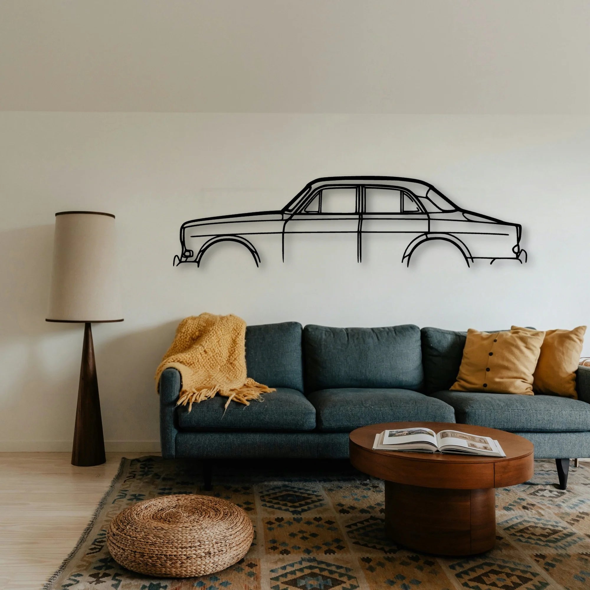 121 Classic Silhouette Metal Wall Art - Tinvibe