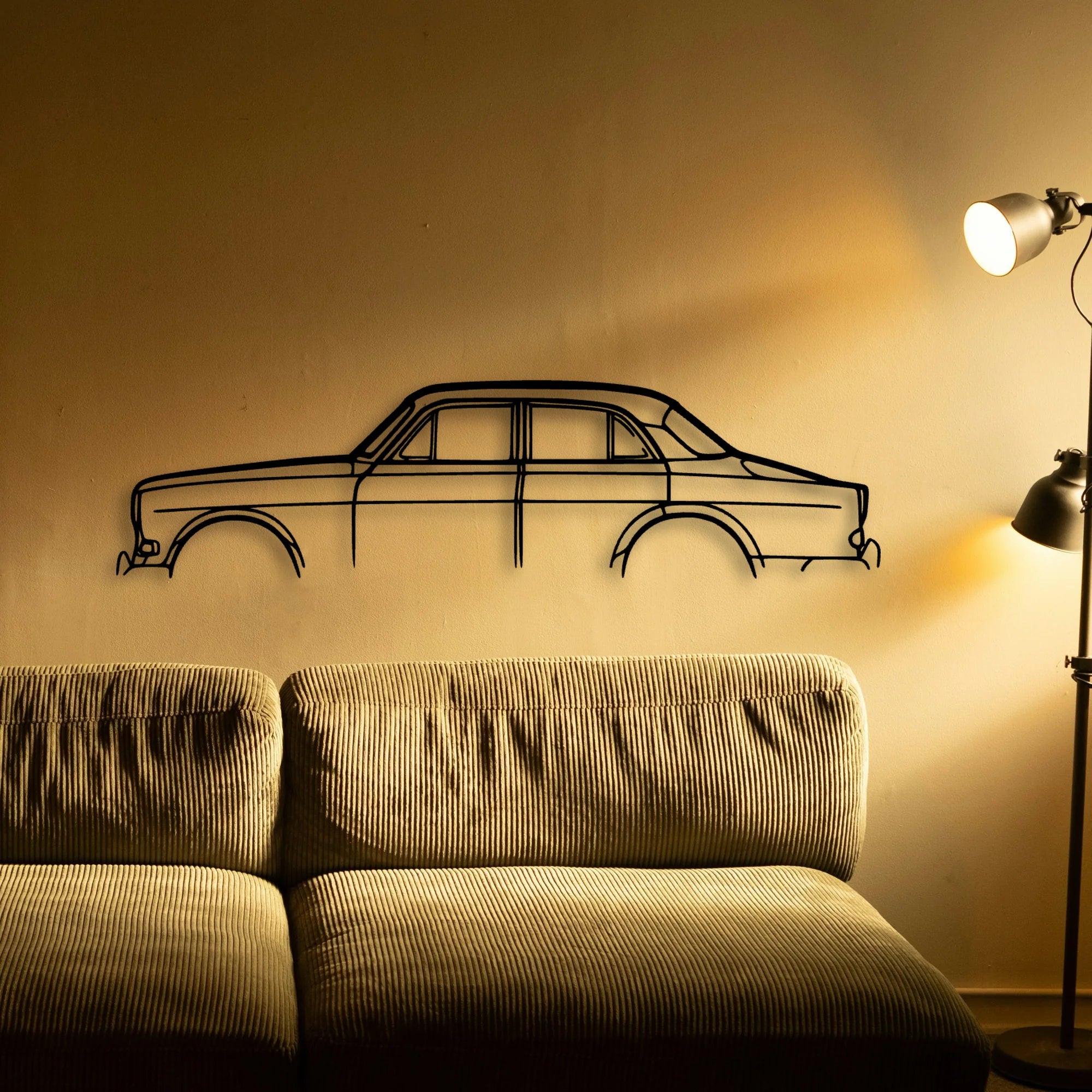 121 Classic Silhouette Metal Wall Art - Tinvibe