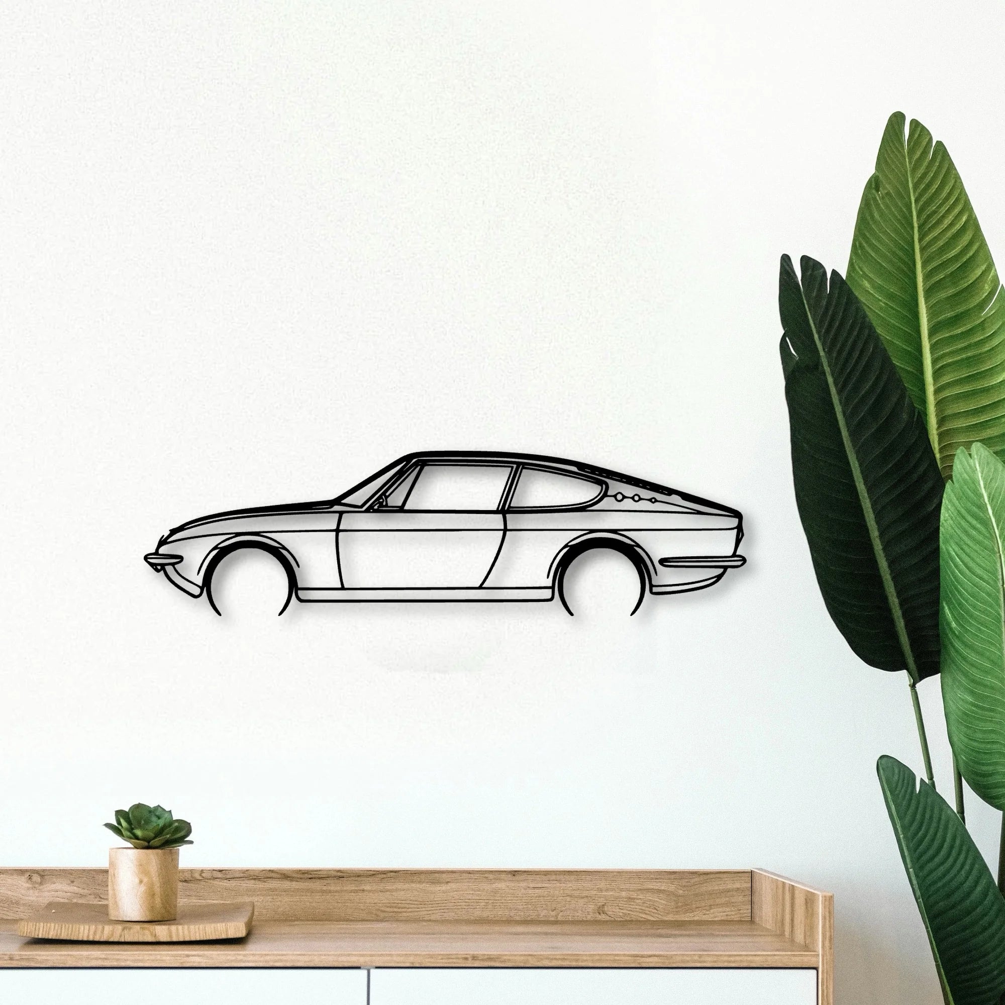 125S 1969 Classic Silhouette Metal Wall Art - Tinvibe
