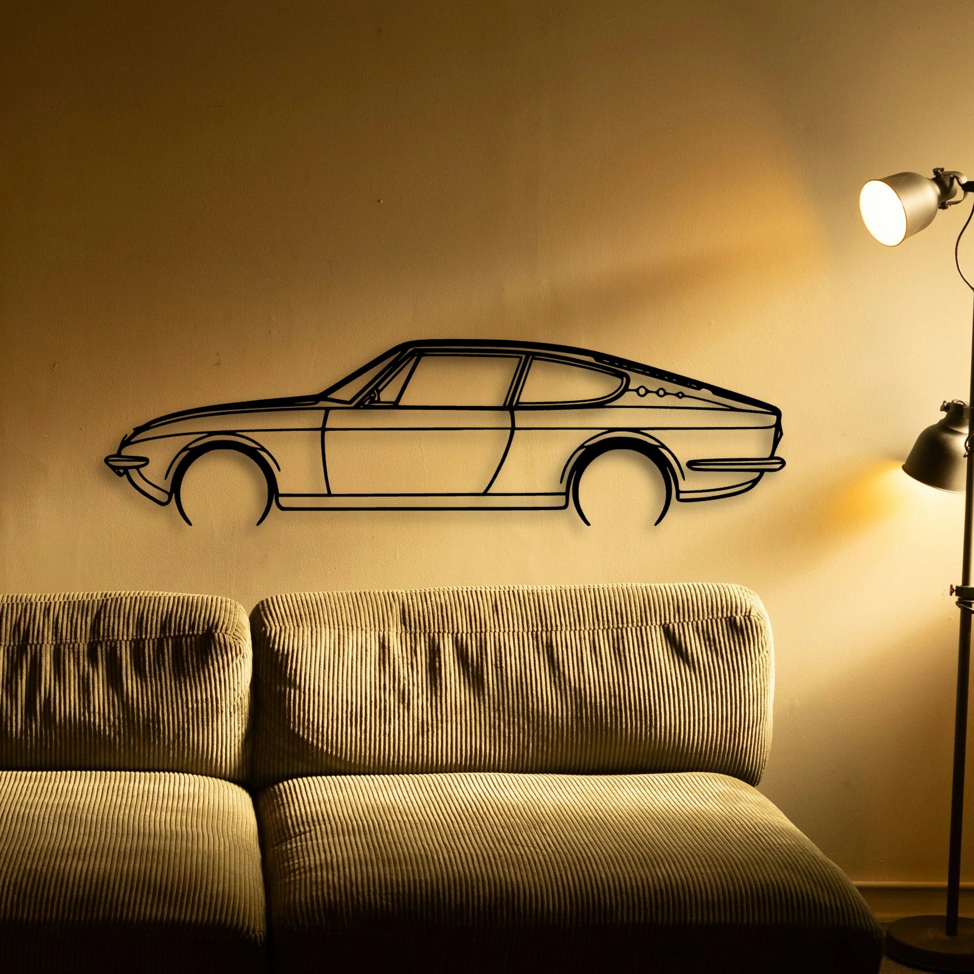 125S 1969 Classic Silhouette Metal Wall Art - Tinvibe