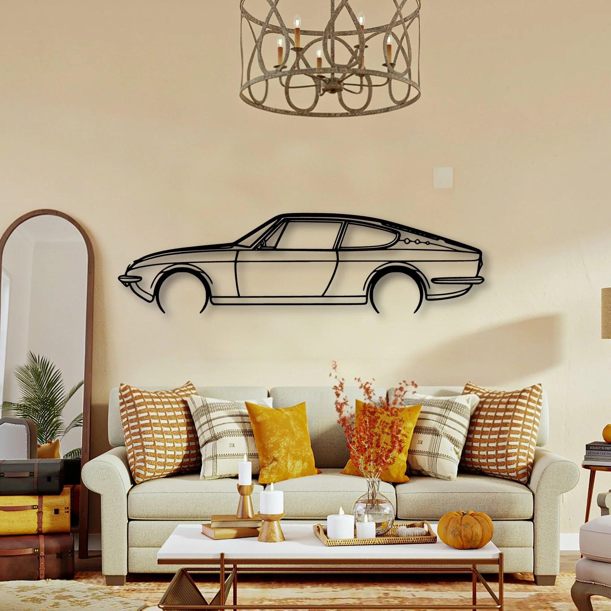 125S 1969 Classic Silhouette Metal Wall Art - Tinvibe