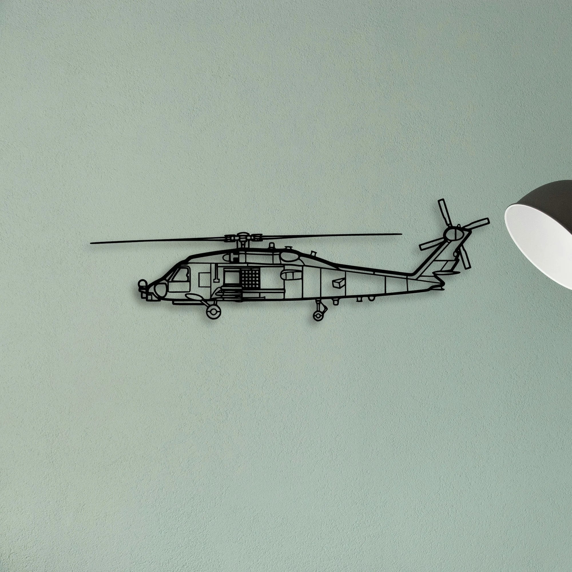 150 3 Classic Aircraft Silhouette Metal Wall Art - Tinvibe