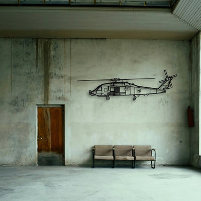 150 3 Classic Aircraft Silhouette Metal Wall Art - Tinvibe