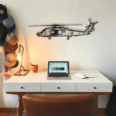 150 3 Classic Aircraft Silhouette Metal Wall Art - Tinvibe