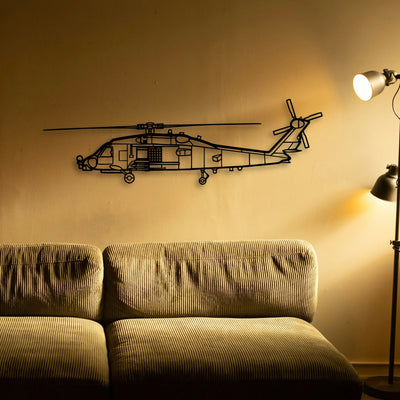 150 3 Classic Aircraft Silhouette Metal Wall Art - Tinvibe
