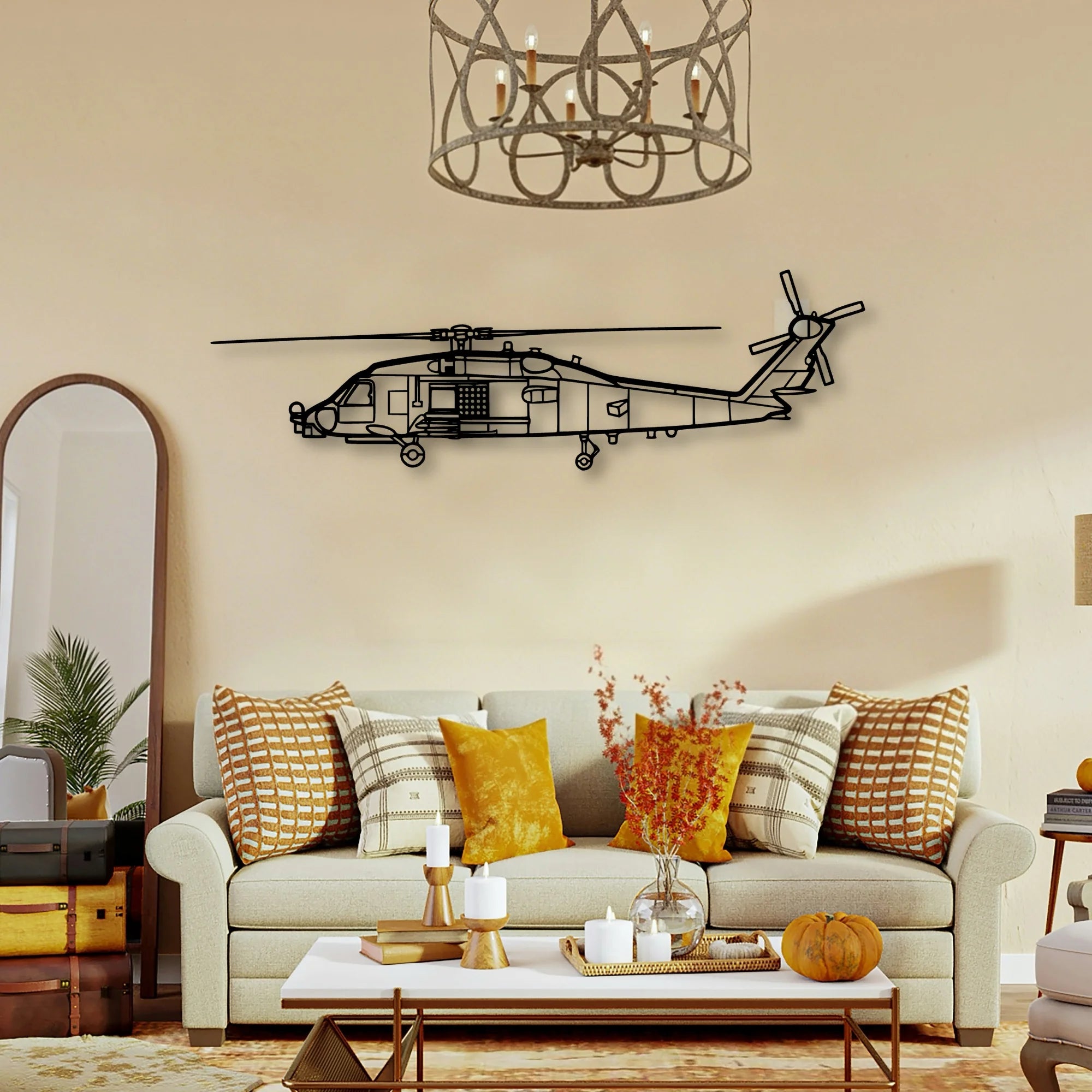 150 3 Classic Aircraft Silhouette Metal Wall Art - Tinvibe