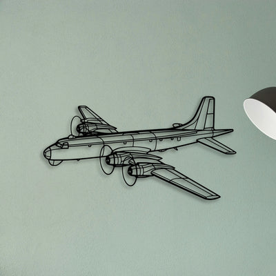 150 4 Classic Aircraft Silhouette Metal Wall Art - Tinvibe