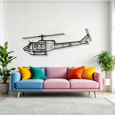 150 5 Classic Aircraft Silhouette Metal Wall Art - Tinvibe