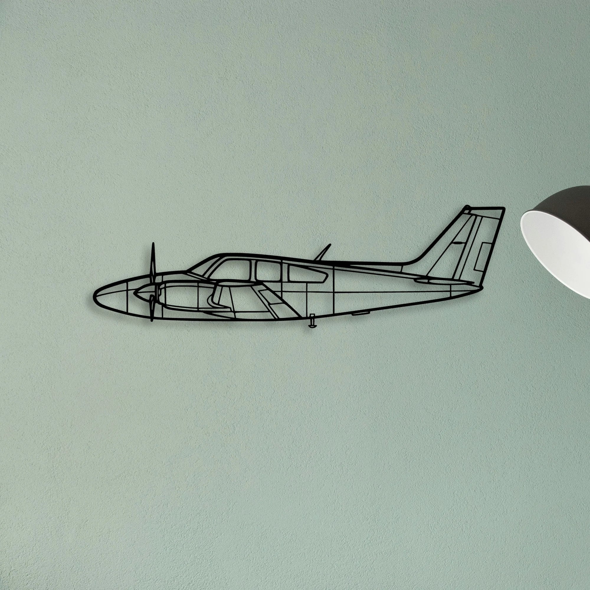 150 Classic Aircraft Silhouette Metal Wall Art - Tinvibe