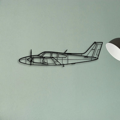 150 Classic Aircraft Silhouette Metal Wall Art - Tinvibe