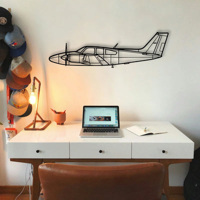 150 Classic Aircraft Silhouette Metal Wall Art - Tinvibe