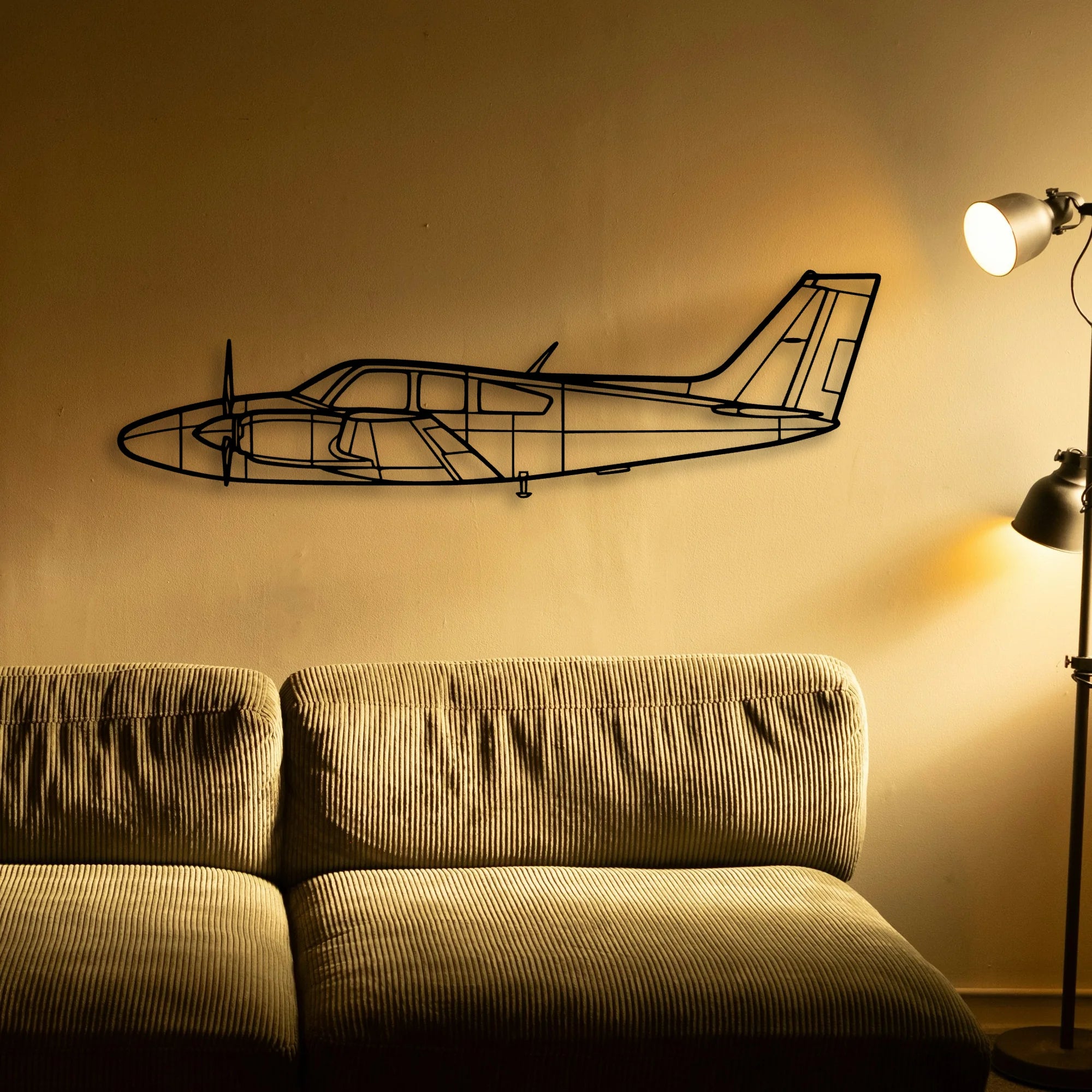 150 Classic Aircraft Silhouette Metal Wall Art - Tinvibe