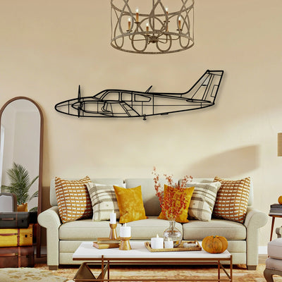 150 Classic Aircraft Silhouette Metal Wall Art - Tinvibe