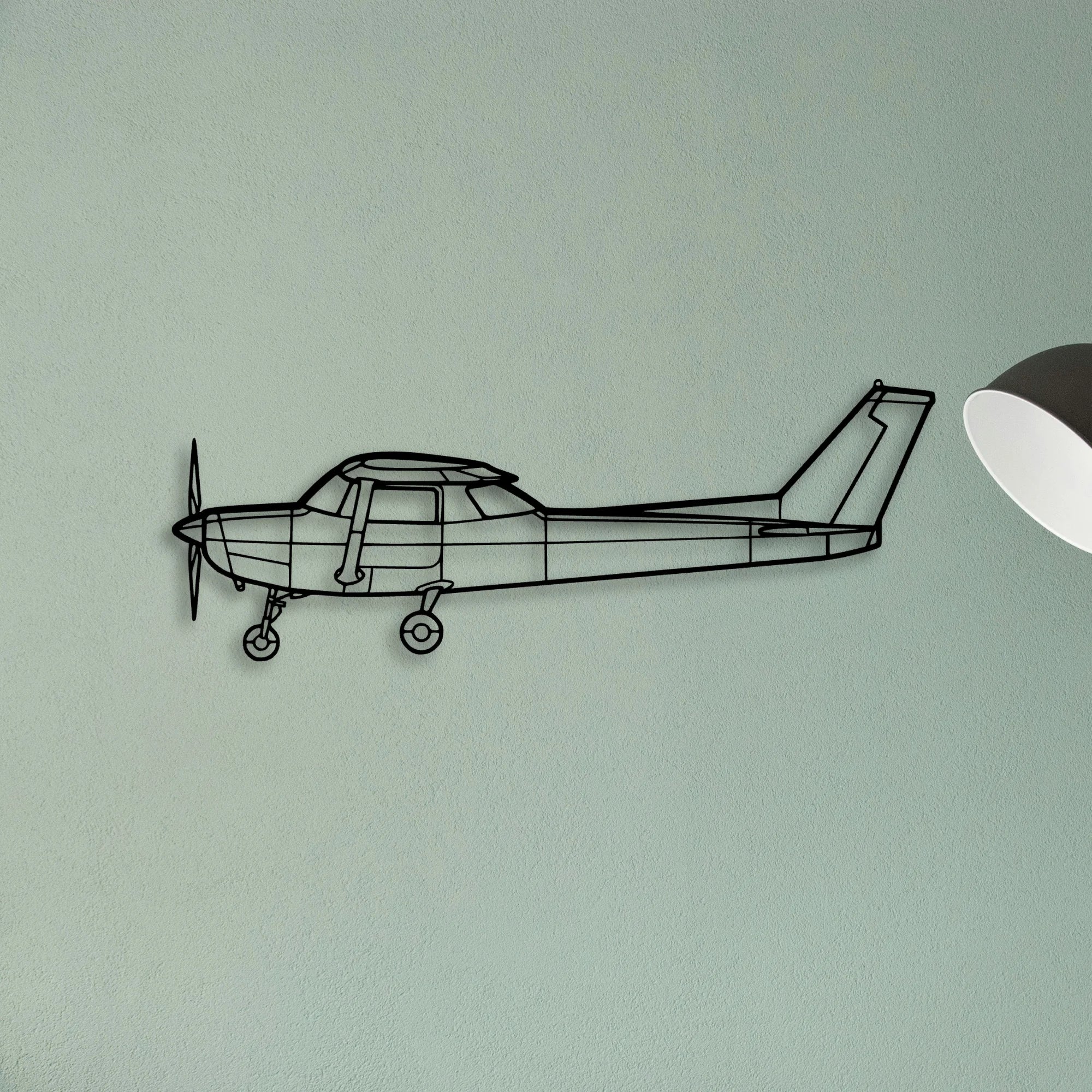 152 Classic Aircraft Silhouette Metal Wall Art - Tinvibe