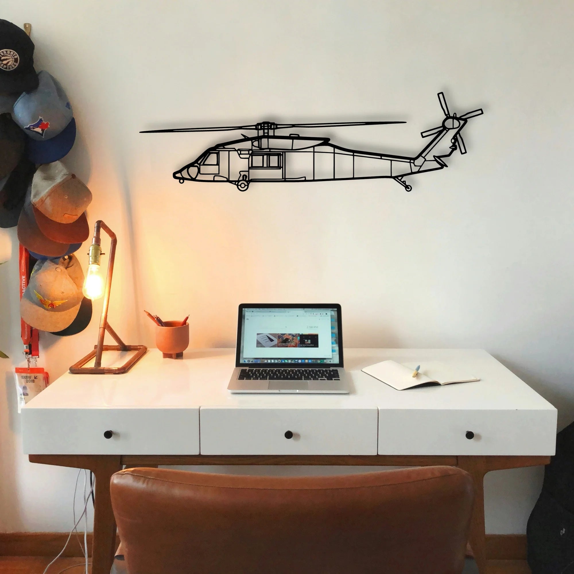 170B 2 Classic Aircraft Silhouette Metal Wall Art - Tinvibe