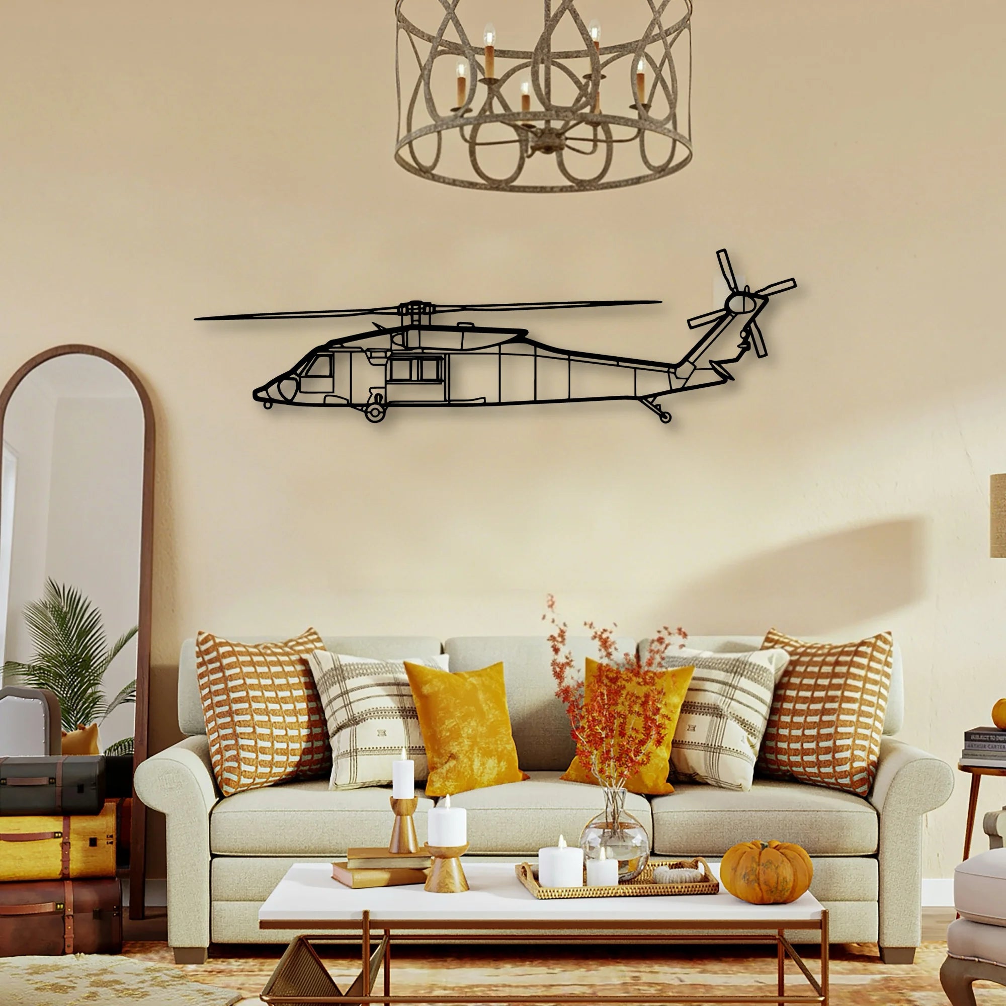 170B 2 Classic Aircraft Silhouette Metal Wall Art - Tinvibe
