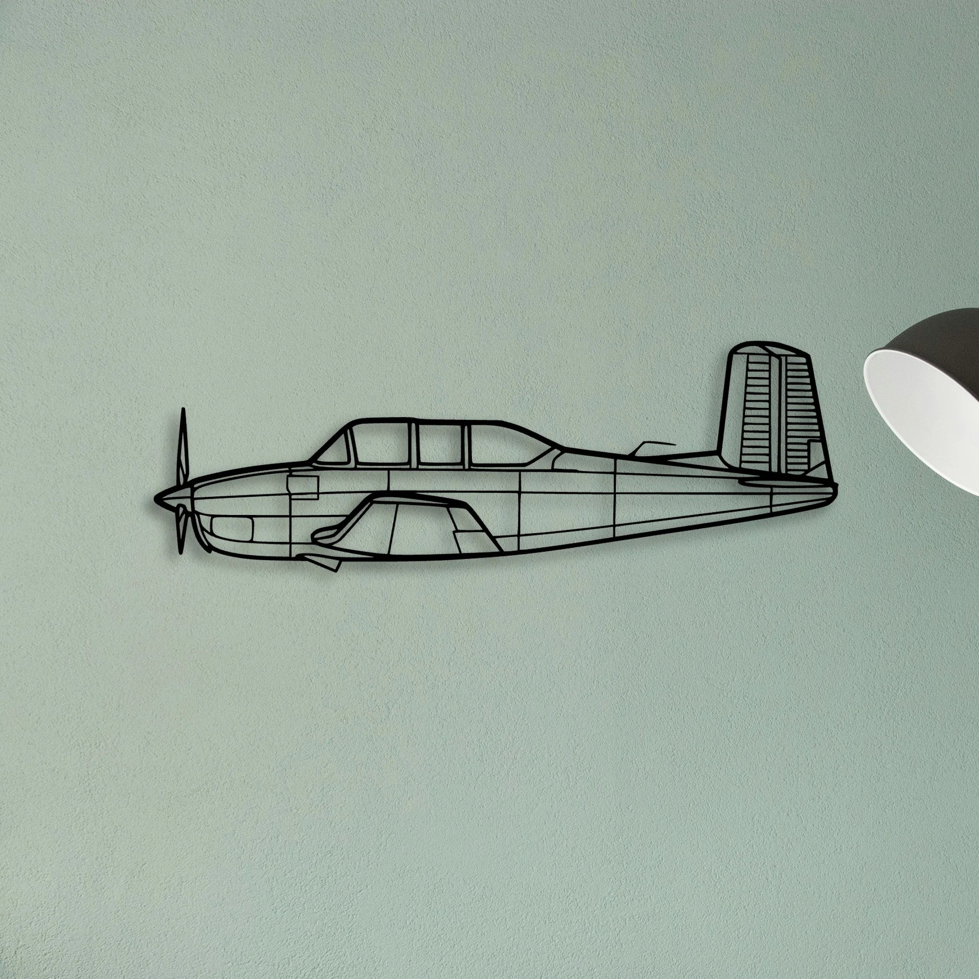 170B 3 Classic Aircraft Silhouette Metal Wall Art - Tinvibe