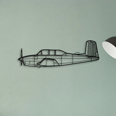 170B 3 Classic Aircraft Silhouette Metal Wall Art - Tinvibe