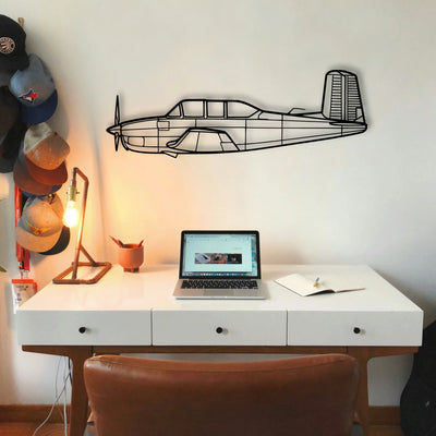 170B 3 Classic Aircraft Silhouette Metal Wall Art - Tinvibe
